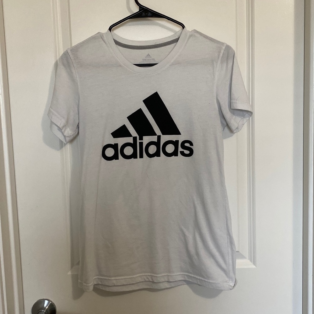 White adidas shirt